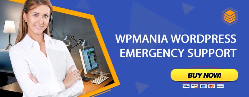WordPress emergency support 